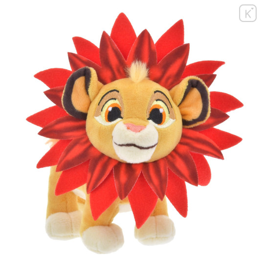 Japan Disney Store Fluffy Plush Keychain - Simba : The Lion King 30th Anniversary - 1