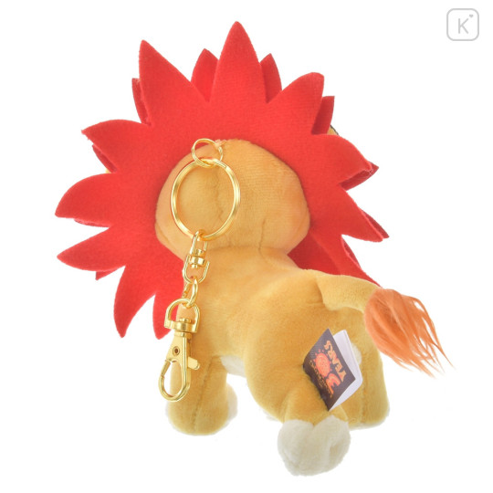 Japan Disney Store Fluffy Plush Keychain - Simba : The Lion King 30th Anniversary - 5