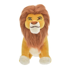 Japan Disney Store Fluffy Plush Keychain - Mufasa / The Lion King 30th Anniversary