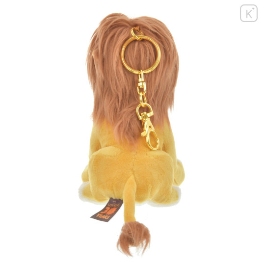 Japan Disney Store Fluffy Plush Keychain - Mufasa / The Lion King 30th Anniversary - 5