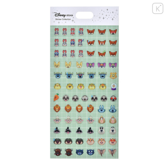 Japan Disney Store Icon Sticker - Zootopia / Emoji Face - 1