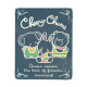 Japan Sanrio Vinyl Sticker - Cheery Chums : Blackboard