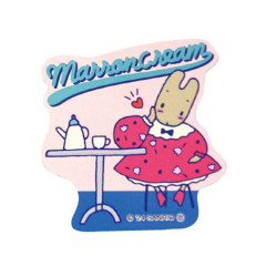 Japan Sanrio Vinyl Sticker - Marroncream / Tea Time