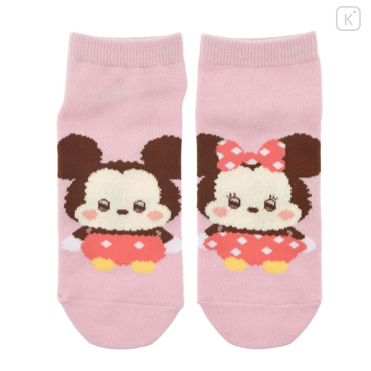 Japan Disney Store Crew Socks - Mickey & Minnie Mouse / Urupocha-chan - 1