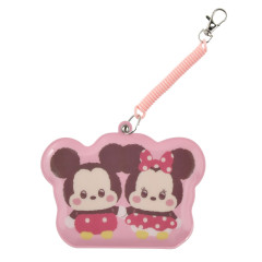 Japan Disney Store Pass Case Card Holder - Mickey & Minnie Mouse / Urupocha-chan