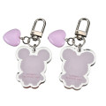 Japan Disney Store Key Holder Keychain - Mickey & Minnie Mouse : Urupocha-chan - 3