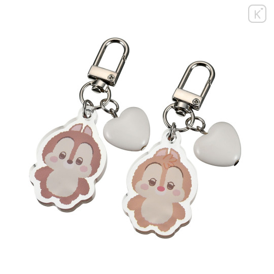 Japan Disney Store Key Holder Keychain - Chip & Dale : Urupocha-chan - 1