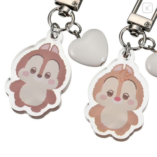 Japan Disney Store Key Holder Keychain - Chip & Dale : Urupocha-chan - 4