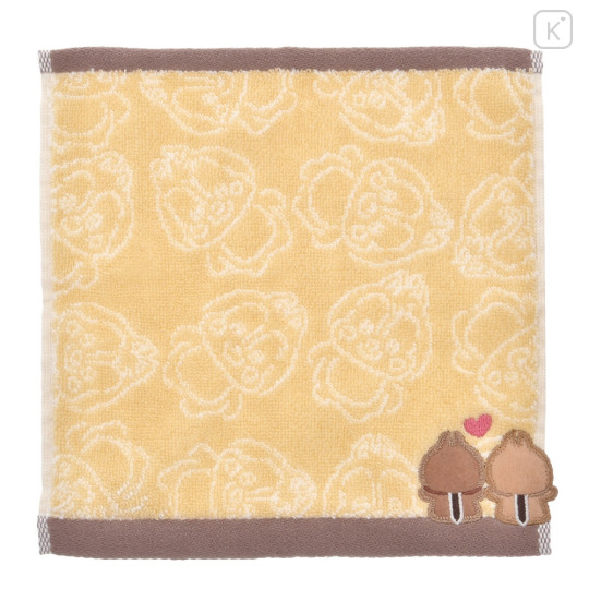 Japan Disney Store Mini Towel Handkerchief - Chip & Dale / Urupocha-chan - 1