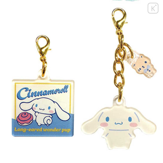 Japan Sanrio Acrylic Keychain Set - Cinnamoroll : Retro Vintage - 1