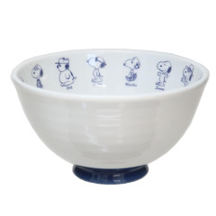 Japan Peanuts Porcelain Rice Bowl - Snoopy / Brothers