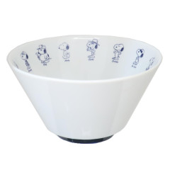 Japan Peanuts Porcelain Ramen Bowl - Snoopy / Brothers