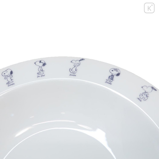 Japan Peanuts Porcelain Curry Plate - Snoopy / Brothers - 3