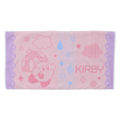 Japan Kirby Pillow Cover Towel - Rainy Pink & Purple