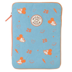 Japan Disney Bifold Laptop / Tablet Case - Mickey Mouse Orange & Blue