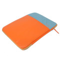 Japan Disney Bifold Laptop / Tablet Case - Mickey Mouse Orange & Blue - 2