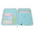 Japan Disney Bifold Laptop / Tablet Case - Pooh Yellow & Blue - 3