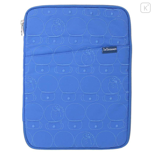 Japan Doraemon Bifold Laptop / Tablet Case - Blue - 1