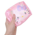 Japan Sanrio Eco Shopping Bag & Pouch - Pink Touching / Hello Kitty 50th Anniversary - 4