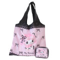 Japan Sanrio Eco Shopping Bag & Pouch - My Melody / Midnight Melokuro - 1