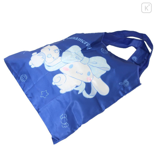 Japan Sanrio Eco Shopping Bag & Pouch - Cinnamoroll & Milk - 2