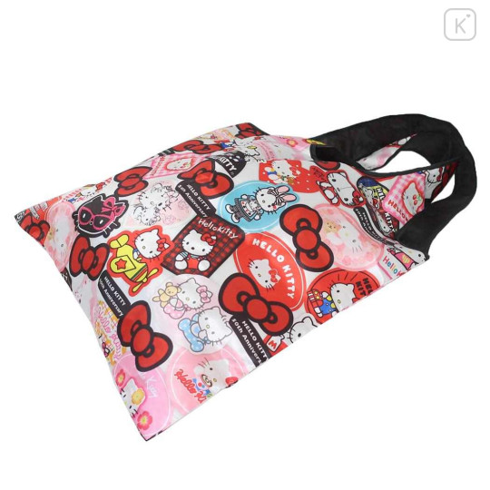 Japan Sanrio Eco Shopping Bag & Pouch - Hello Kitty 50th Anniversary - 2