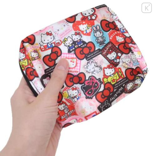 Japan Sanrio Eco Shopping Bag & Pouch - Hello Kitty 50th Anniversary - 4