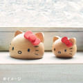 Japan Sanrio Wooden Pen Stand - Hello Kitty / Red - 5