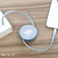 Japan Sanrio Reel USB Type-C to Type-C Sync & Power Cable - Cinnamoroll - 5