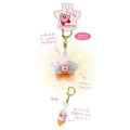 Japan Kirby Floating Sequins Keychain - Kirby : Star & Heart Orange - 2