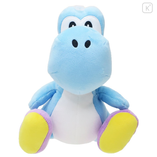 Japan Mario Plush Toy (S) - Light Blue Yoshi - 1