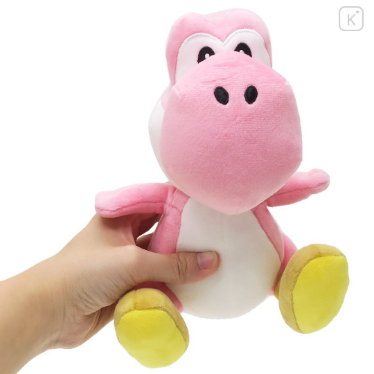 Japan Mario Plush Toy (S) - Pink Yoshi - 3