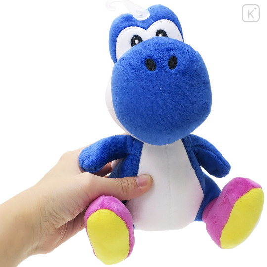 Japan Mario Plush Toy (S) - Blue Yoshi - 3