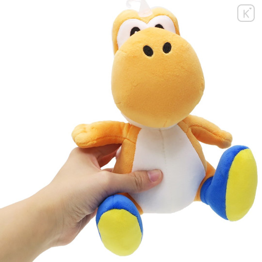 Japan Mario Plush Toy (S) - Light Orange Yoshi - 3