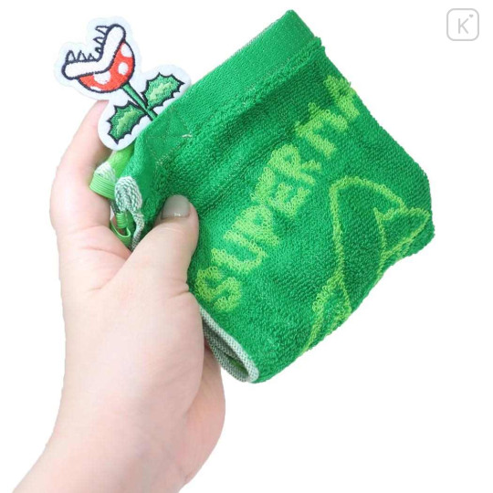 Japan Mario Jacquard Mini Towel Handkerchief - Piranha Plant / Super Mario - 3