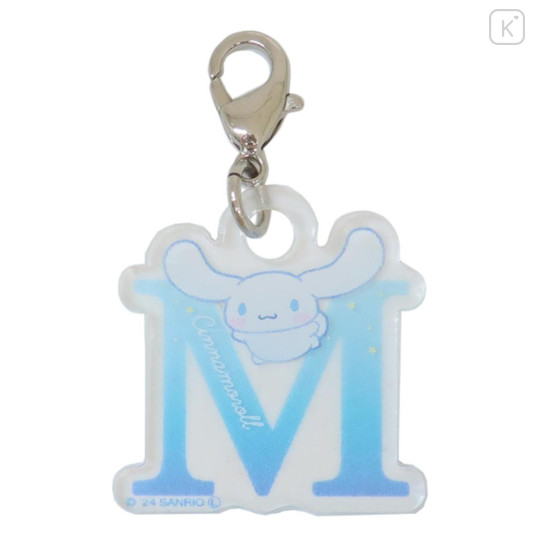 Japan Sanrio Alphabet Acrylic Keychain - Cinnamoroll / M - 1