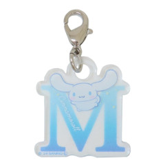 Japan Sanrio Alphabet Acrylic Keychain - Cinnamoroll / M