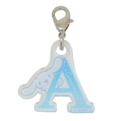 Japan Sanrio Alphabet Acrylic Keychain - Cinnamoroll / A