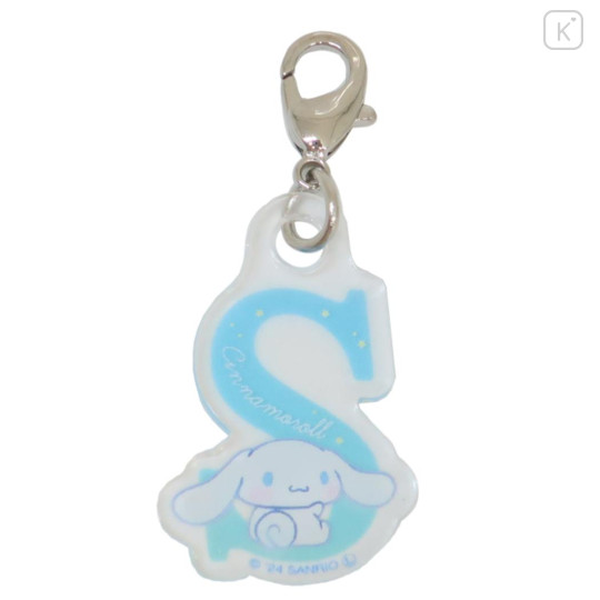 Japan Sanrio Alphabet Acrylic Keychain - Cinnamoroll / S - 1