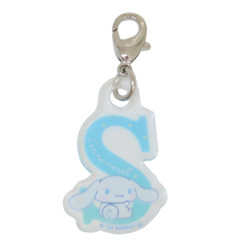 Japan Sanrio Alphabet Acrylic Keychain - Cinnamoroll / S