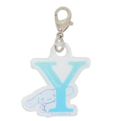 Japan Sanrio Alphabet Acrylic Keychain - Cinnamoroll / Y