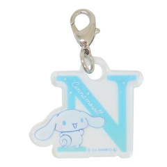 Japan Sanrio Alphabet Acrylic Keychain - Cinnamoroll / N