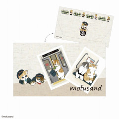 Japan Mofusand Mofumofu Station Cloth Ticket File - Cat