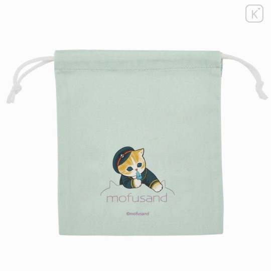 Japan Mofusand Mofumofu Station Drawstring Bag - Cat / Clatter Clatter - 4