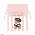 Japan Mofusand Mofumofu Station Mini Drawstring Bag - Cat / Flute - 1