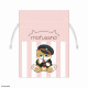 Japan Mofusand Mofumofu Station Mini Drawstring Bag - Cat : Flute