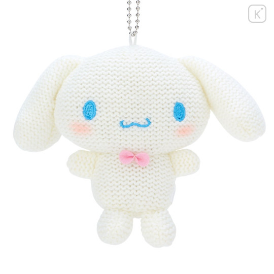 Japan Sanrio Original Amigurumi Style Knit Mascot Holder - Cinnamoroll - 2