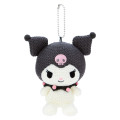 Japan Sanrio Original Amigurumi Style Knit Mascot Holder - Kuromi - 1