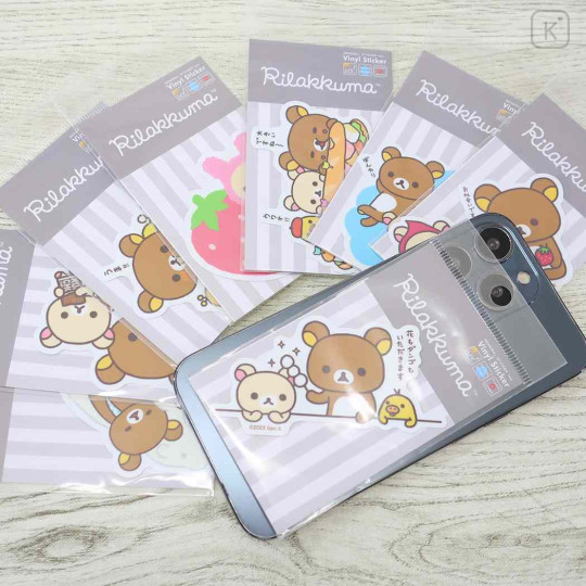 Japan San-X Vinyl Sticker - Rilakkuma & Friends / Dango - 2