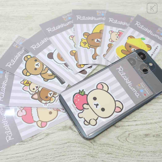 Japan San-X Vinyl Sticker - Rilakkuma & Friends / Watermelon - 2